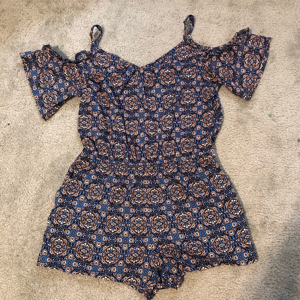 V-Neck Off the Shoulder Romper